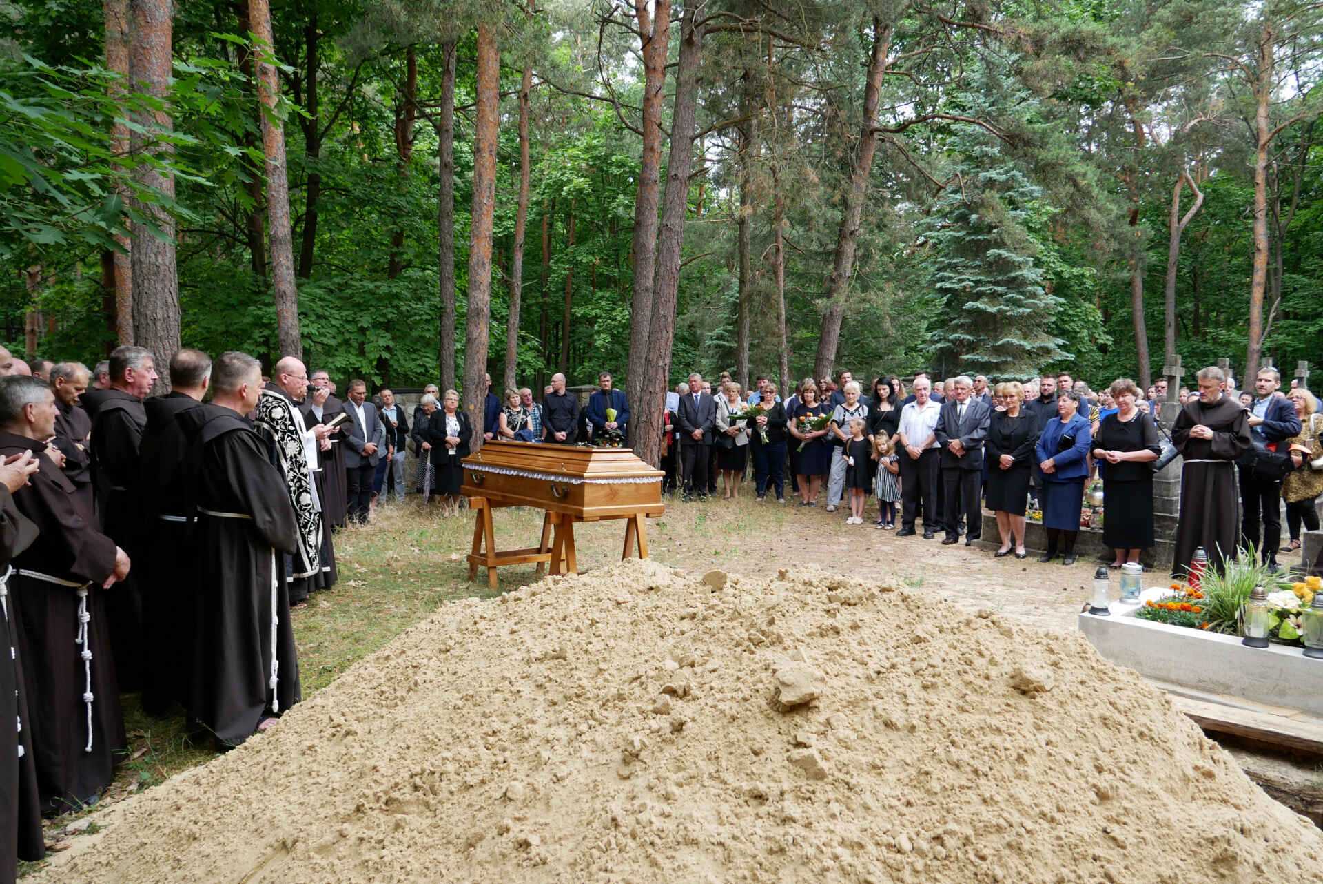Pogrzeb śp. o. Franciszka Rydzaka